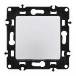 Выключатель одноклавишный, 10AX 250V 217.30-1.silver