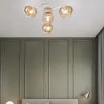 Потолочная люстра Arte Milano AMALFI-326208 326208/3+1 WH+FG
