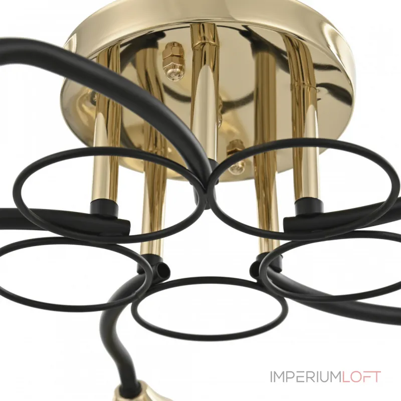 Потолочная люстра Arte Milano AMALFI-324106 324106/5 FG+BK