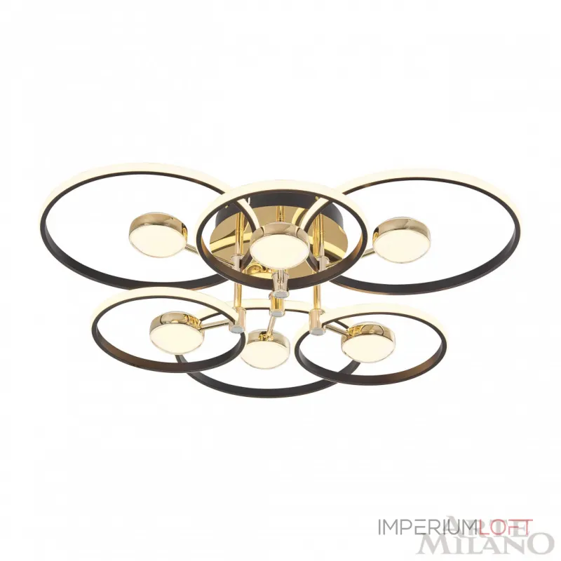 Светильник светодиодный Arte Milano Ferrara-76140 276140/6+6 BK/GD Светильник светодиодный Arte Milano Ferrara-76140 276140/6+6 BK/GD