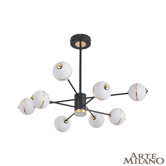 Люстра светодиодная Arte Milano Ferrara-72069 272069/8 BK от ImperiumLoft