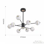 Люстра светодиодная Arte Milano Ferrara-72069 272069/8 BK от ImperiumLoft