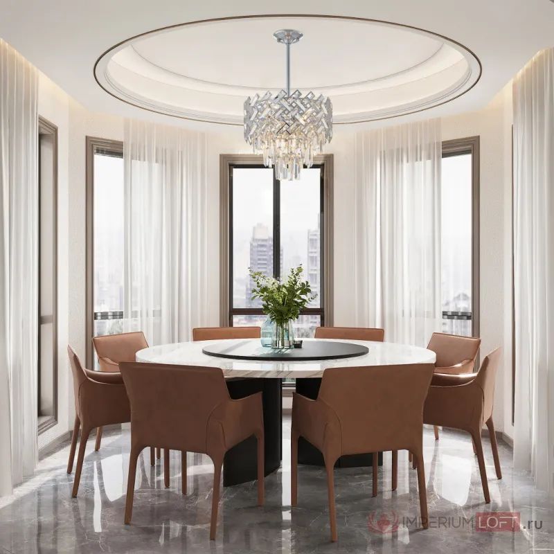 Люстра Arte Milano Sorrento-8019 378019/6/300/390 CR от ImperiumLoft