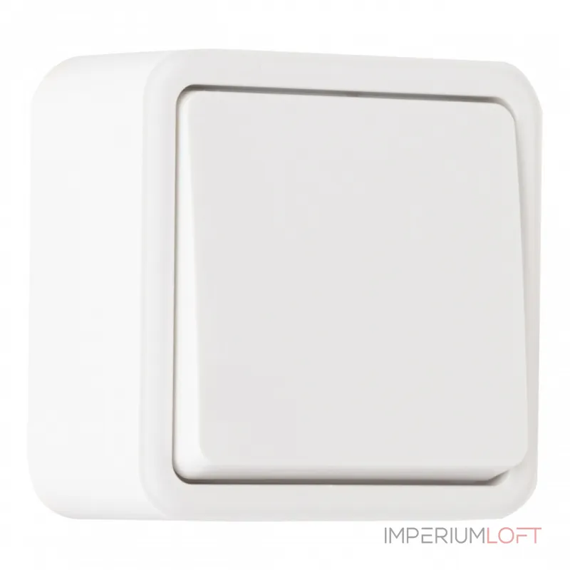 Выключатель одноклавишный, 10AX 250V 310.30-1.white