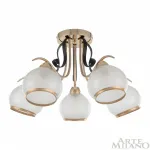Потолочная люстра Arte Milano AMALFI-323306 323306/5 FG+BK