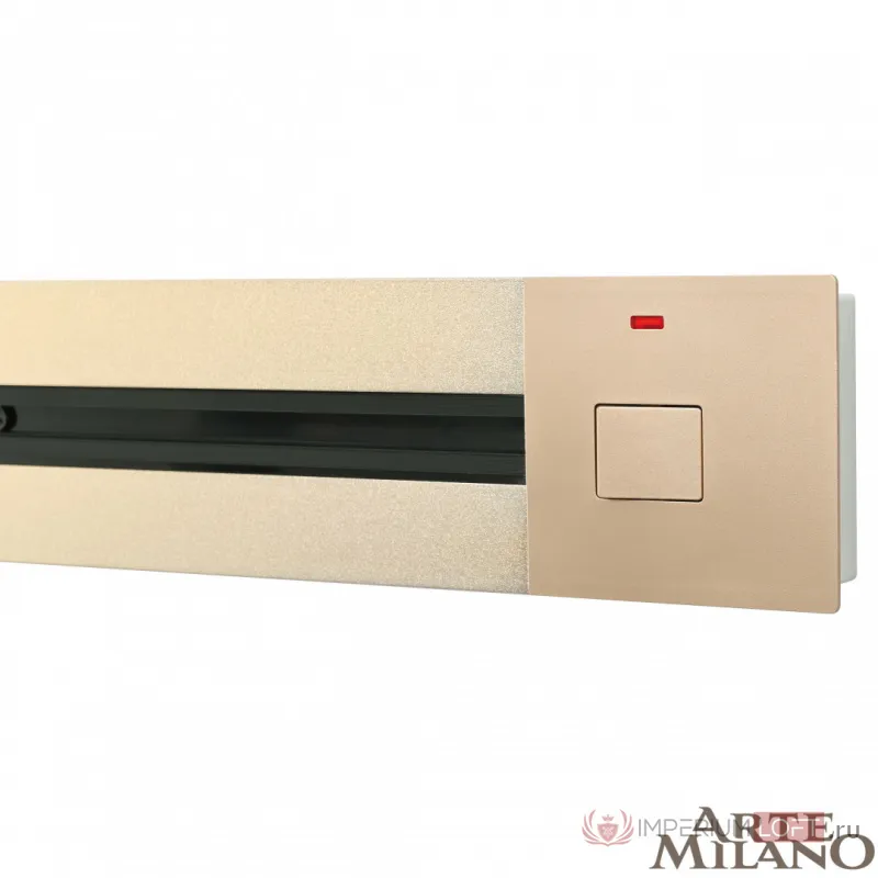 Встраиваемый шинопровод с выключателем, 25A 250V 385205TBB/50 Gold от ImperiumLoft