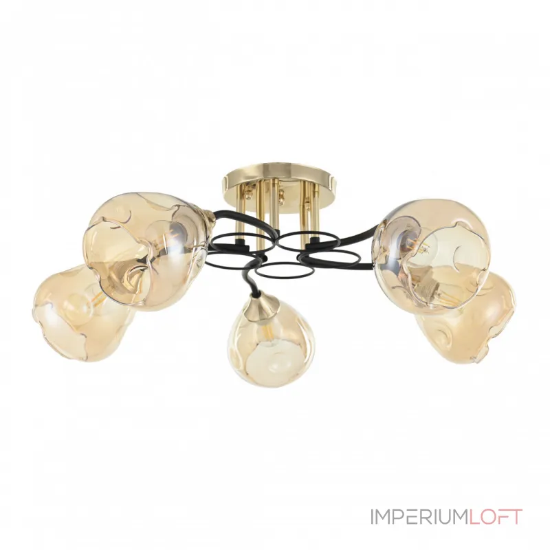Потолочная люстра Arte Milano AMALFI-324106 324106/5 FG+BK