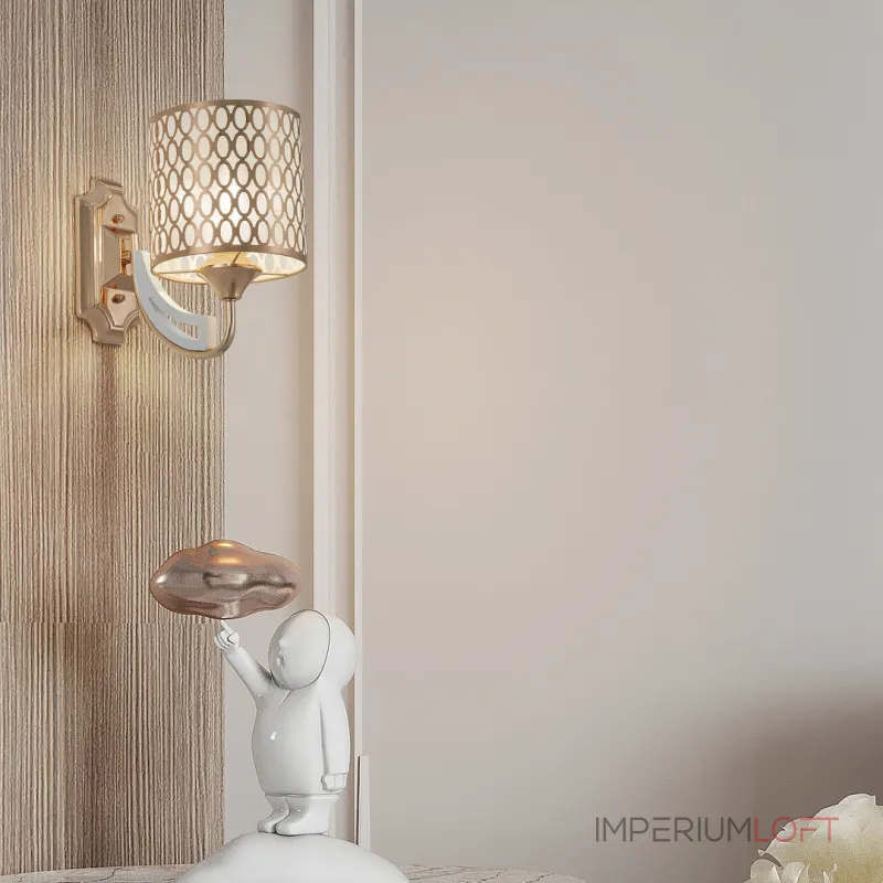 Бра Arte Milano Florentia-3387 303387/1W Wh/Gd