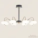 Люстра светодиодная Arte Milano Neapolis-73908 273908/8 BK/GD от ImperiumLoft