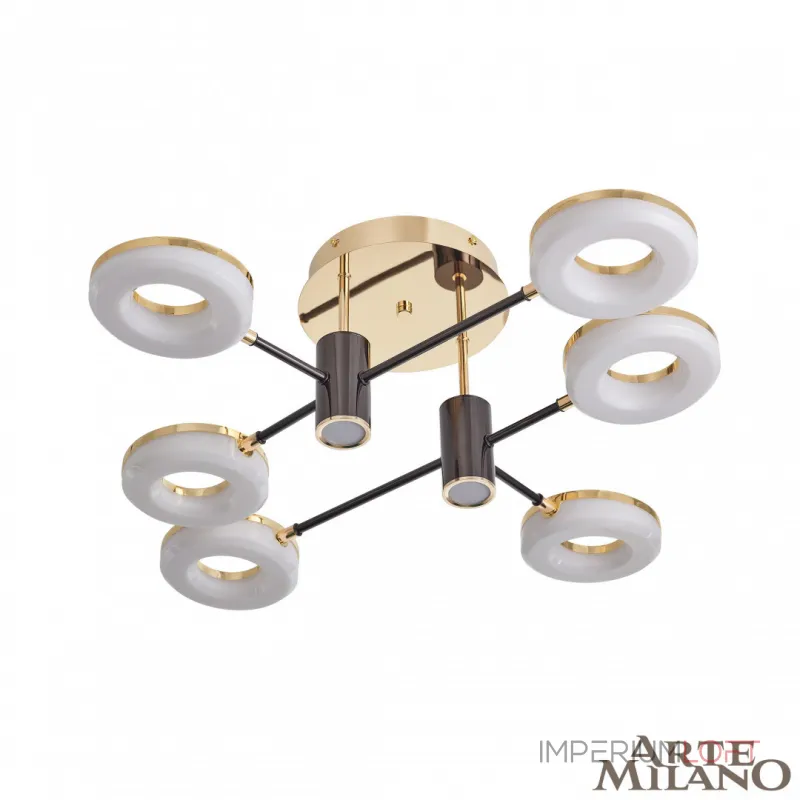 Светильник светодиодный Arte Milano Ferrara-71399 271399/6 BK/GD Светильник светодиодный Arte Milano Ferrara-71399 271399/6 BK/GD