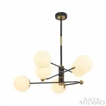 Люстра на штанге Arte Milano Neapolis-72708 272708/6 BK/GD