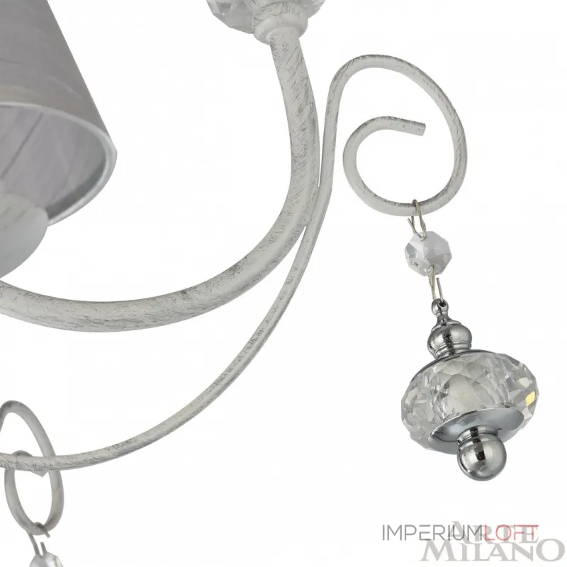 Подвесная люстра Arte Milano AM347620 347620/6 WT+SL Подвесная люстра Arte Milano AM347620 347620/6 WT+SL