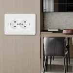 Розетка двойная с заземлением и шторками Arte Milano SET16-double-40-2 white от ImperiumLoft Розетка двойная с заземлением и шторками Arte Milano SET16-double-40-2 white от ImperiumLoft