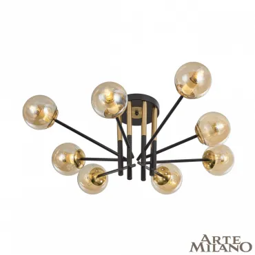 Люстра Arte Milano Neapolis-73708 273708/8 BK/GD