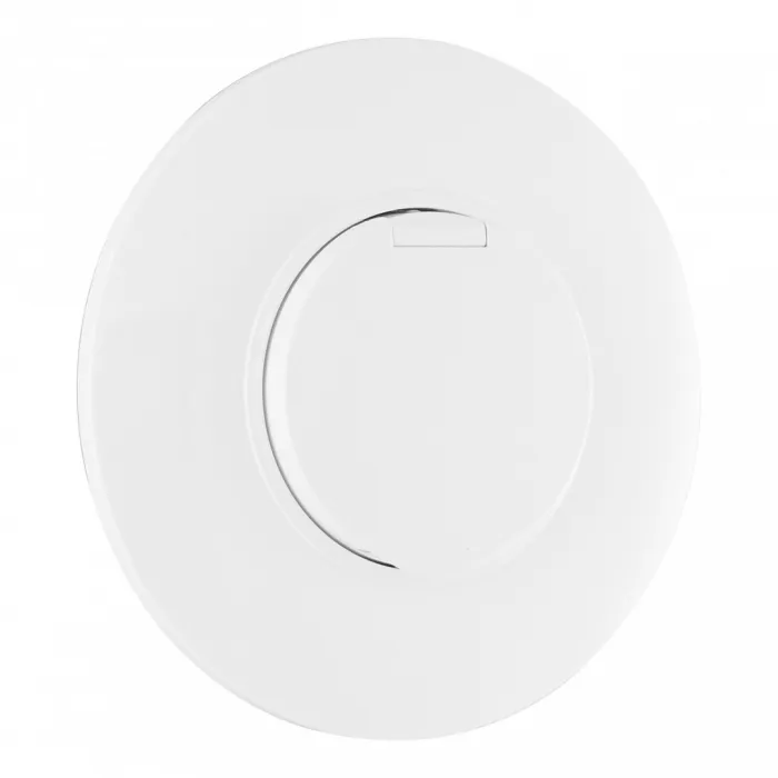 Розетка круглая с заземлением и шторками Arte Milano SET08-1-41-1 white от ImperiumLoft