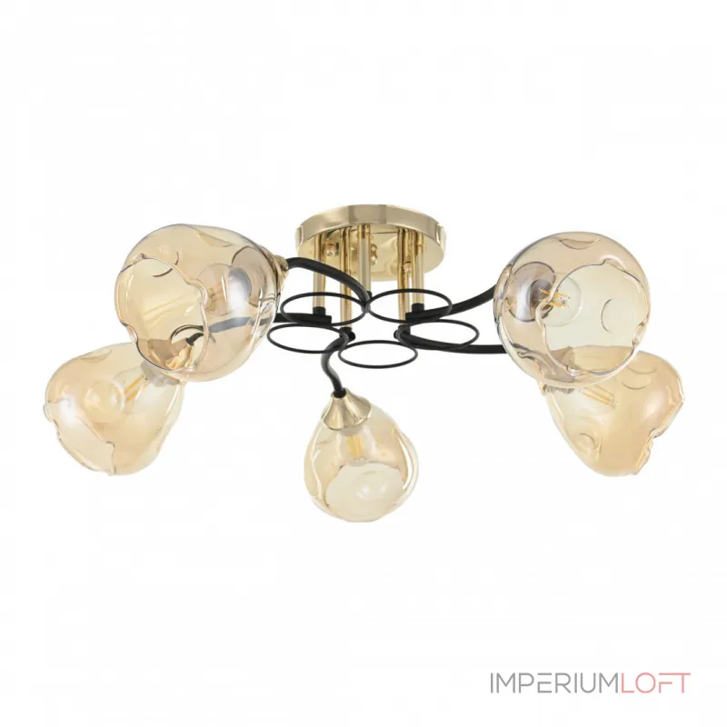 Потолочная люстра Arte Milano AMALFI-324106 324106/5 FG+BK