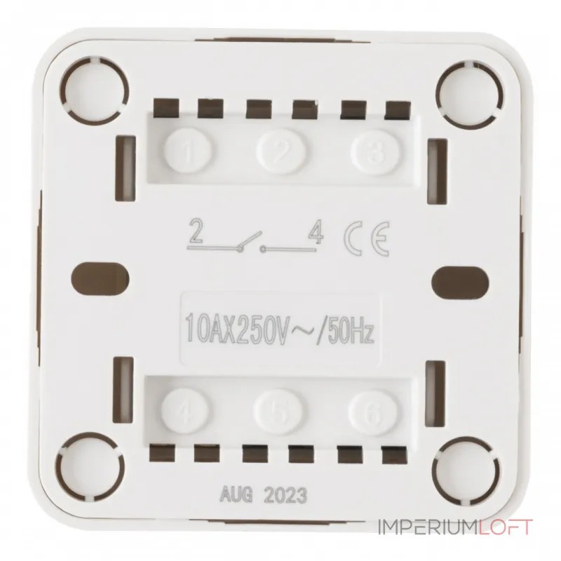 Выключатель одноклавишный, 10AX 250V 310.30-1.white