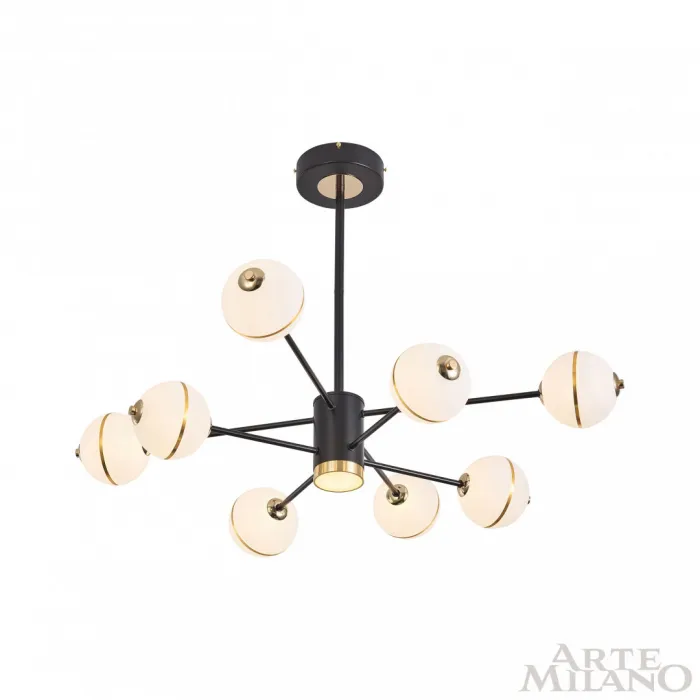 Люстра светодиодная Arte Milano Ferrara-72069 272069/8 BK от ImperiumLoft