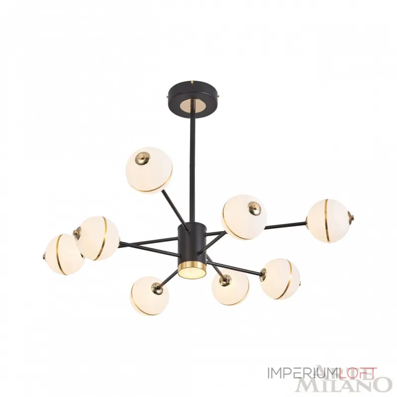 Люстра на штанге Arte Milano Ferrara-72069 272069/8 BK Люстра на штанге Arte Milano Ferrara-72069 272069/8 BK