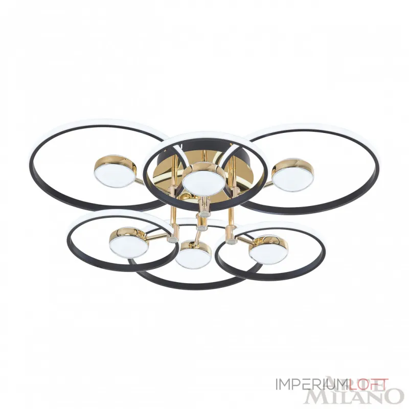 Светильник светодиодный Arte Milano Ferrara-76140 276140/6+6 BK/GD Светильник светодиодный Arte Milano Ferrara-76140 276140/6+6 BK/GD