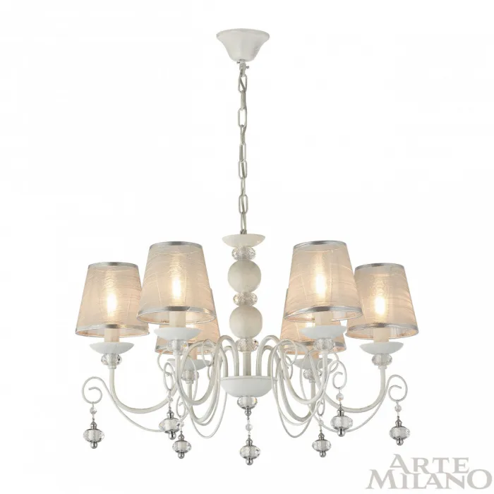 Люстра Arte Milano AM347620 347620/6 WT+SL от ImperiumLoft