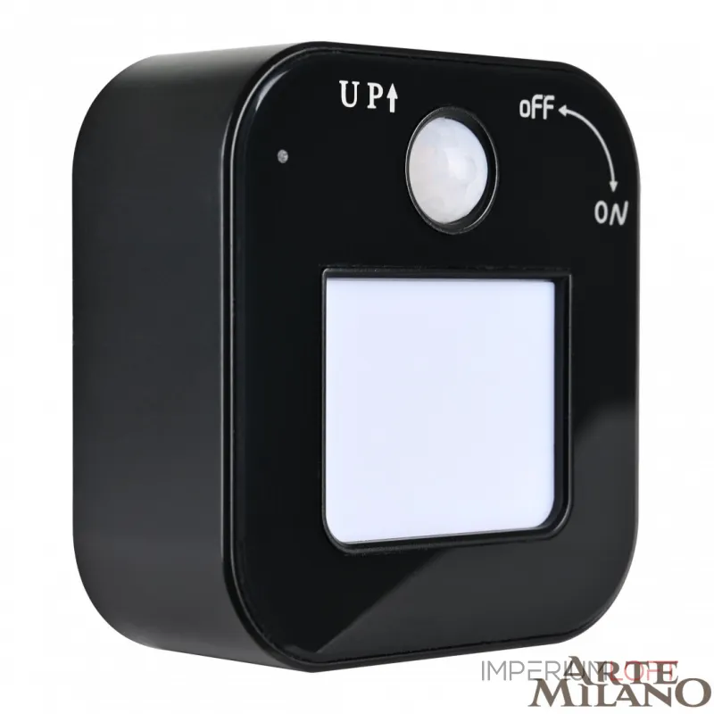 Трековый светильник с датчиком движения Arte Milano Am-track-sockets 380022TLS/LWS Black Трековый светильник с датчиком движения Arte Milano Am-track-sockets 380022TLS/LWS Black