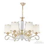 Подвесная люстра Arte Milano Florentia-3857 303857/6 Wh/Gd