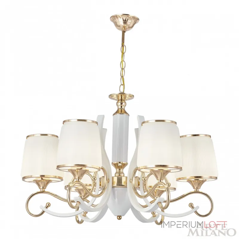 Подвесная люстра Arte Milano Florentia-3857 303857/6 Wh/Gd Подвесная люстра Arte Milano Florentia-3857 303857/6 Wh/Gd