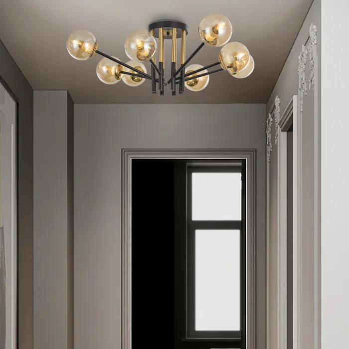 Люстра Arte Milano Neapolis-73708 273708/8 BK/GD от ImperiumLoft