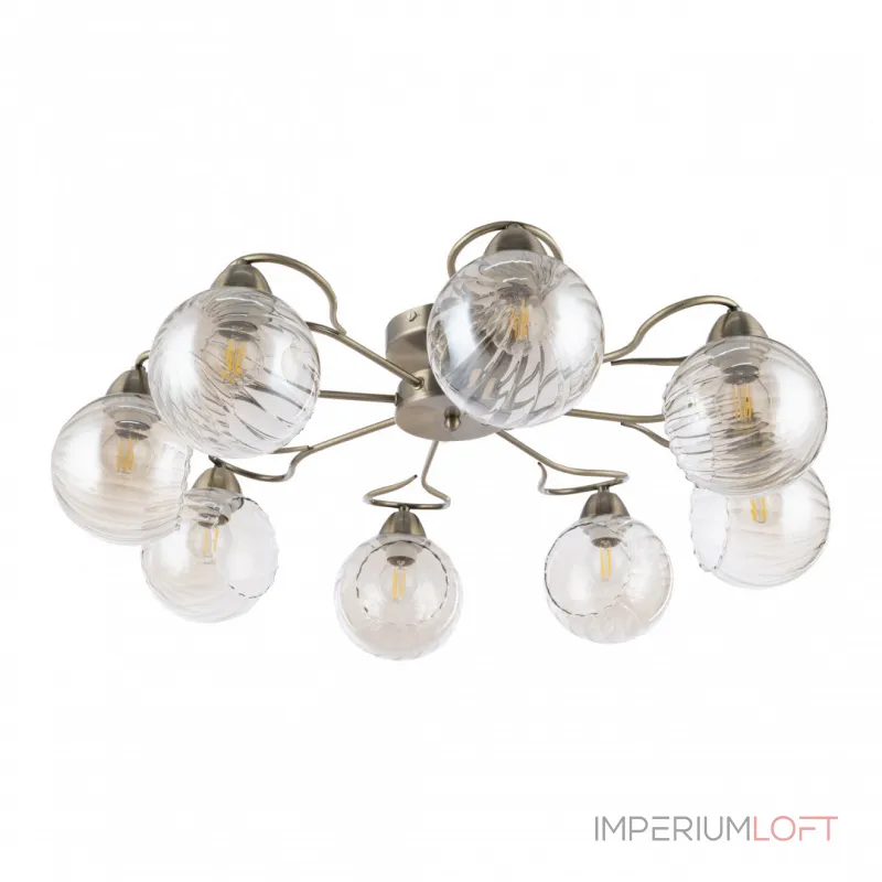 Потолочная люстра Arte Milano AMALFI-329207 329207/8 AB Потолочная люстра Arte Milano AMALFI-329207 329207/8 AB