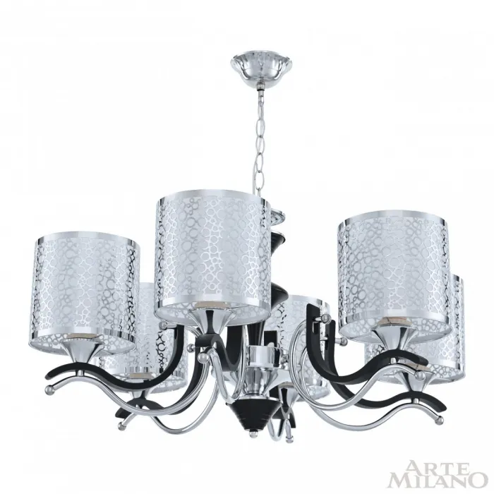 Люстра подвесная Arte Milano Florentia-6787 306787/6 Bk/Ni от ImperiumLoft