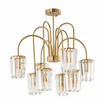Люстра на штанге Arte Milano AM-2328 2328B.D800.H700.E14.12 G