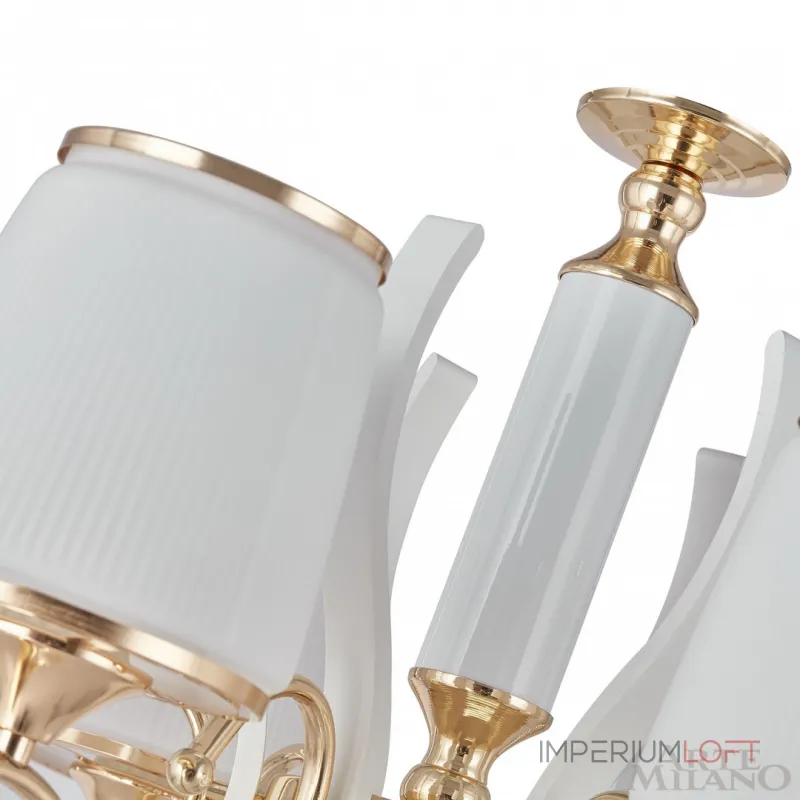 Подвесная люстра Arte Milano Florentia-3857 303857/6 Wh/Gd Подвесная люстра Arte Milano Florentia-3857 303857/6 Wh/Gd