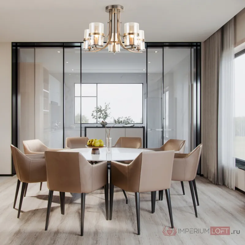 Люстра потолочная Arte Milano Napoli-5124 335124/5 AB от ImperiumLoft