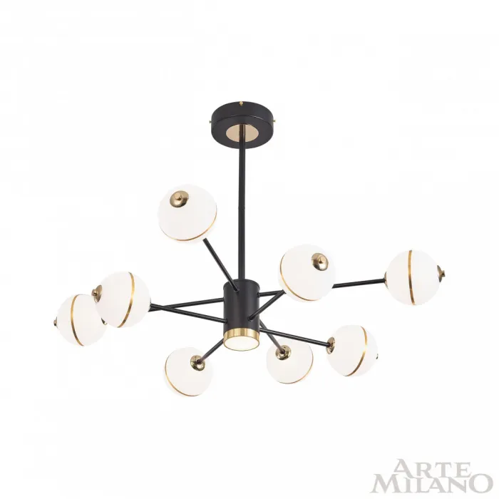 Люстра светодиодная Arte Milano Ferrara-72069 272069/8 BK от ImperiumLoft