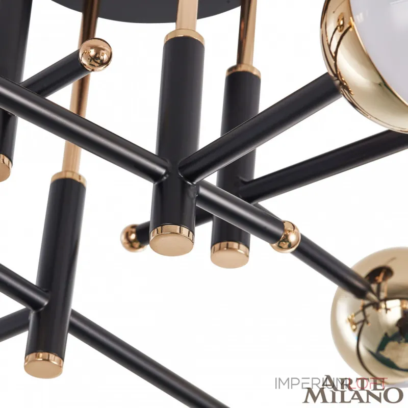 Светильник светодиодный Arte Milano Ferrara-73210 273299/6 BK/GD Светильник светодиодный Arte Milano Ferrara-73210 273299/6 BK/GD