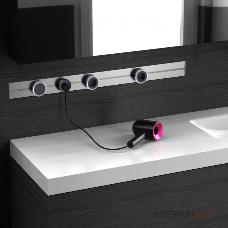 Трековый светильник с датчиком движения Arte Milano Am-track-sockets 380022TLS/LWS Black Трековый светильник с датчиком движения Arte Milano Am-track-sockets 380022TLS/LWS Black