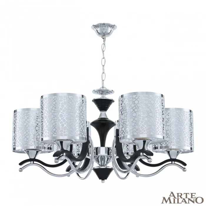 Люстра подвесная Arte Milano Florentia-6787 306787/6 Bk/Ni от ImperiumLoft