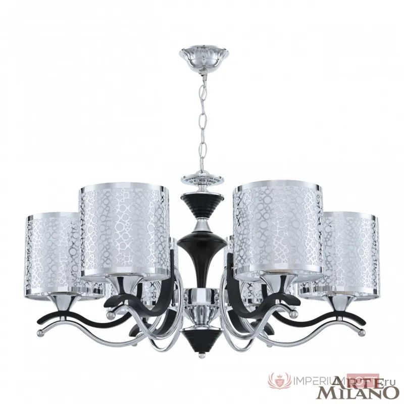 Люстра подвесная Arte Milano Florentia-6787 306787/6 Bk/Ni от ImperiumLoft