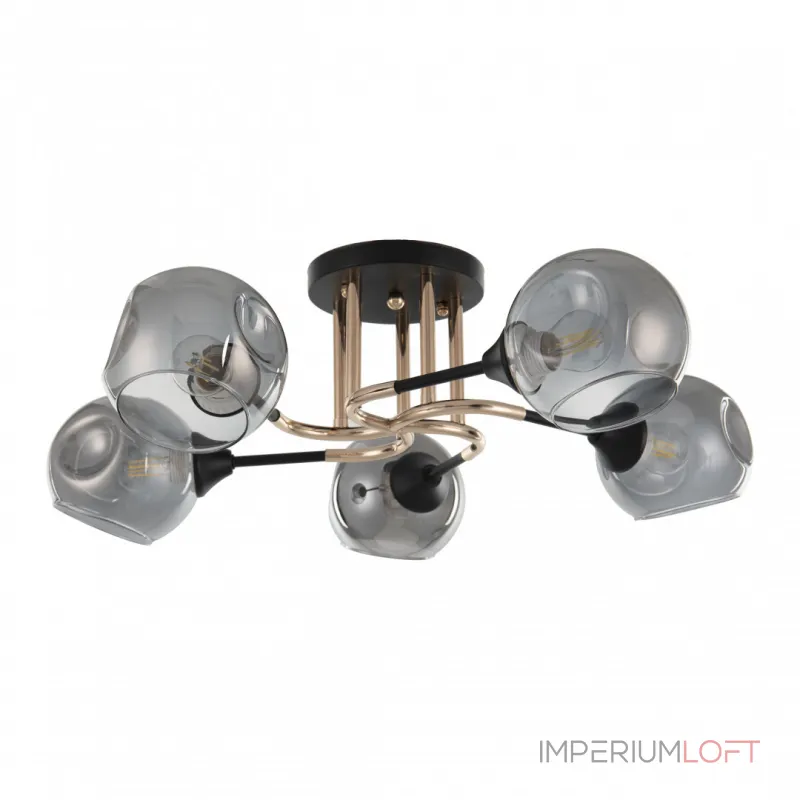 Потолочная люстра Arte Milano AMALFI-328419 328419/5 FG+BK