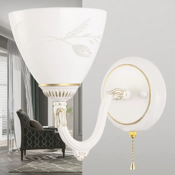 Бра Arte Milano AM343837 347837/1W WT+G от ImperiumLoft