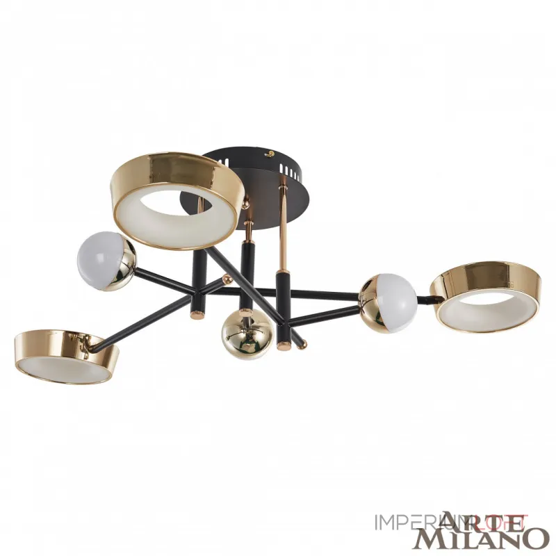 Светильник светодиодный Arte Milano Ferrara-73210 273299/6 BK/GD Светильник светодиодный Arte Milano Ferrara-73210 273299/6 BK/GD