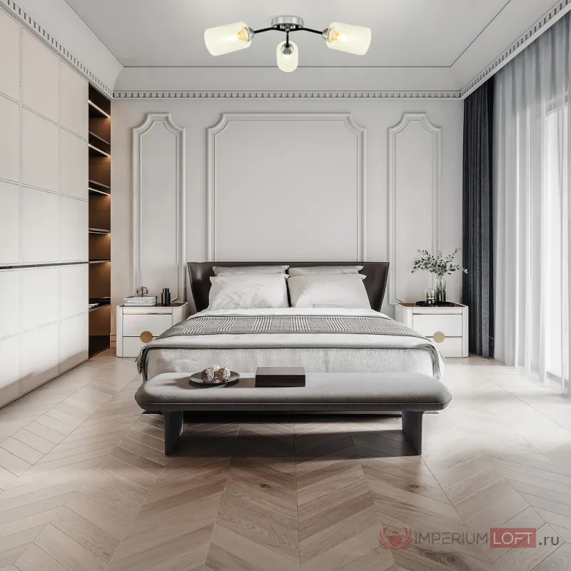 Люстра Arte Milano Napoli-326207 326207/3 CR.BK от ImperiumLoft