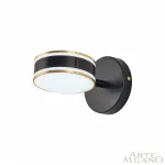 Бра светодиодный Arte Milano Ferrara-71040 277599/1B BK/GD