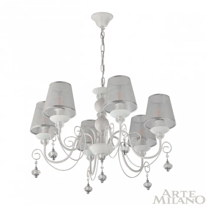 Люстра Arte Milano AM347620 347620/6 WT+SL от ImperiumLoft