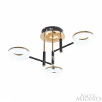 Потолочная люстра Arte Milano Ferrara-72999 272999/3 BK/GD