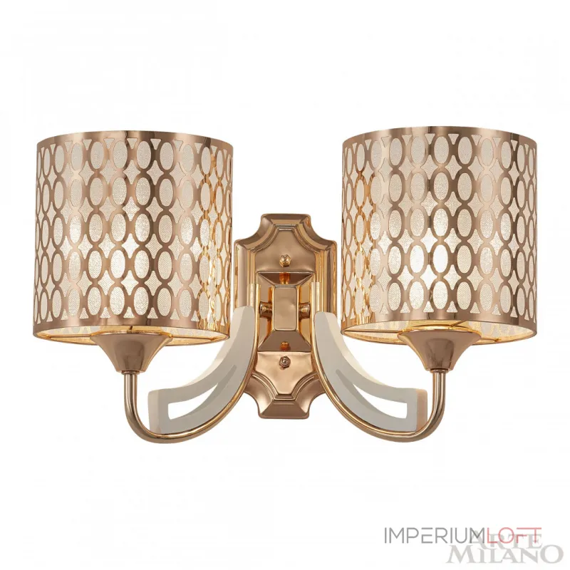Бра Arte Milano Florentia-3387 303387/2W Wh/Gd
