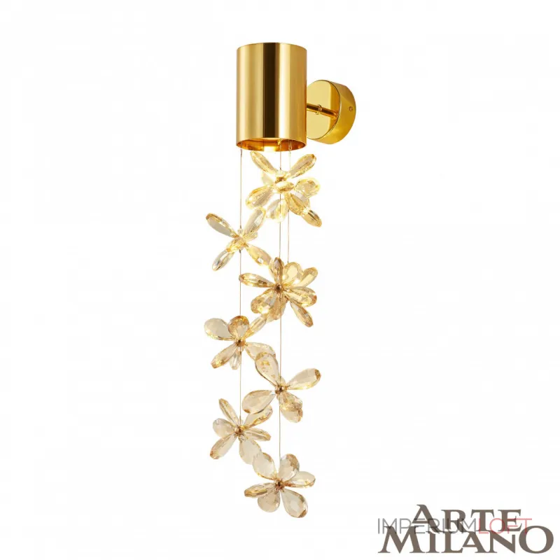 Настенный светильник светодиодный Arte Milano AM-11952B 21952B.D90.H600.LED G