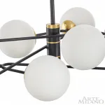 Люстра на штанге Arte Milano Neapolis-72708 272708/9 BK/GD