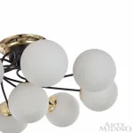 Потолочная люстра Arte Milano Neapolis-76408 276408/8+1 BK/GD